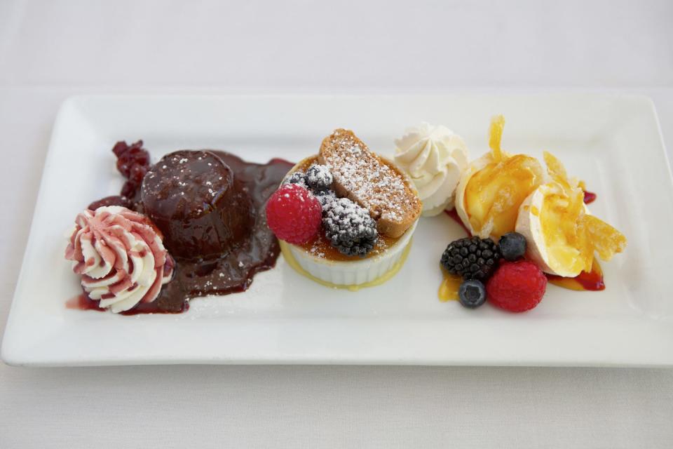 Wink chef-owner Mark Paul says they created the sampler of desserts for guests who couldn't choose between the restaurant's classic offerings.