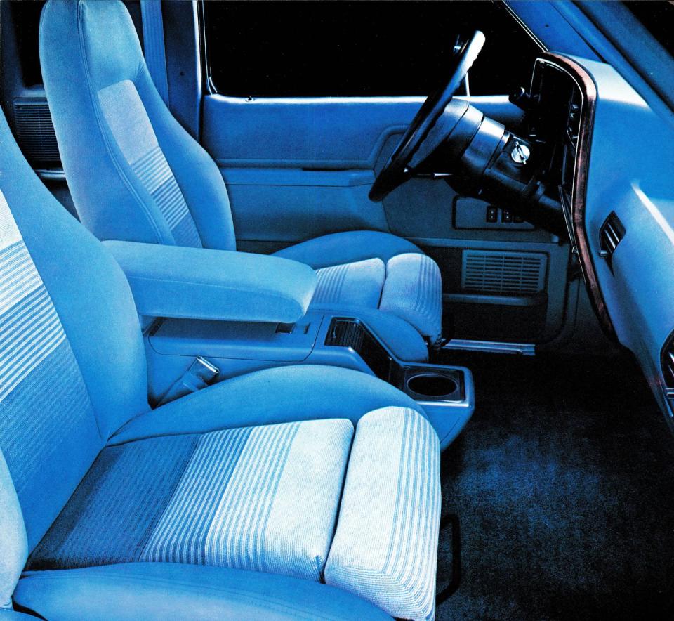 1989 ford ranger interior