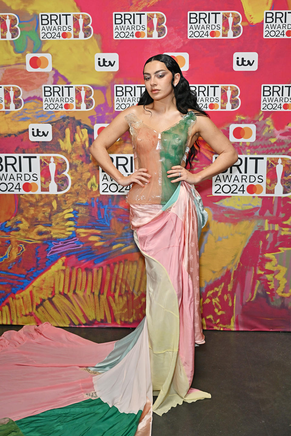 Charli XCX attends the Brit Awards on Mar. 2 in London.