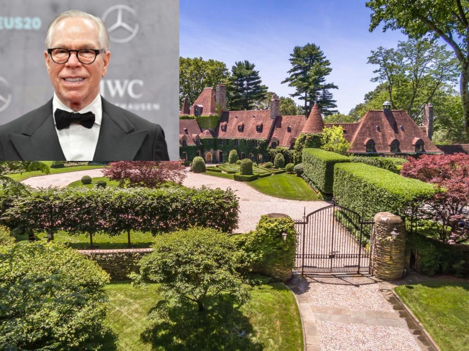 El magnate de la moda Tommy Hilfiger ha vendido una de sus propiedades más lujosas: una increíble mansión que poseía en la localidad de Greenwich, Connecticut (Estados Unidos). (Foto: <a href="http://www.sothebysrealty.com/eng" rel="nofollow noopener" target="_blank" data-ylk="slk:Sotheby’s International Realty;elm:context_link;itc:0;sec:content-canvas" class="link ">Sotheby’s International Realty</a> / Tobias Schwarz / AFP / Getty Images).