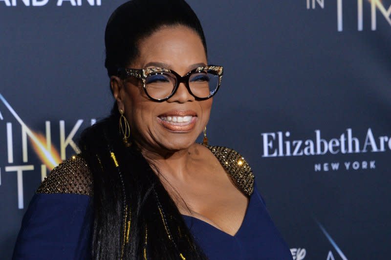 Oprah Winfrey attends the premiere of "A Wrinkle in Time" at the El Capitan Theatre in the Hollywood section of Los Angeles in 2018. File Photo by Jim Ruymen/UPI
