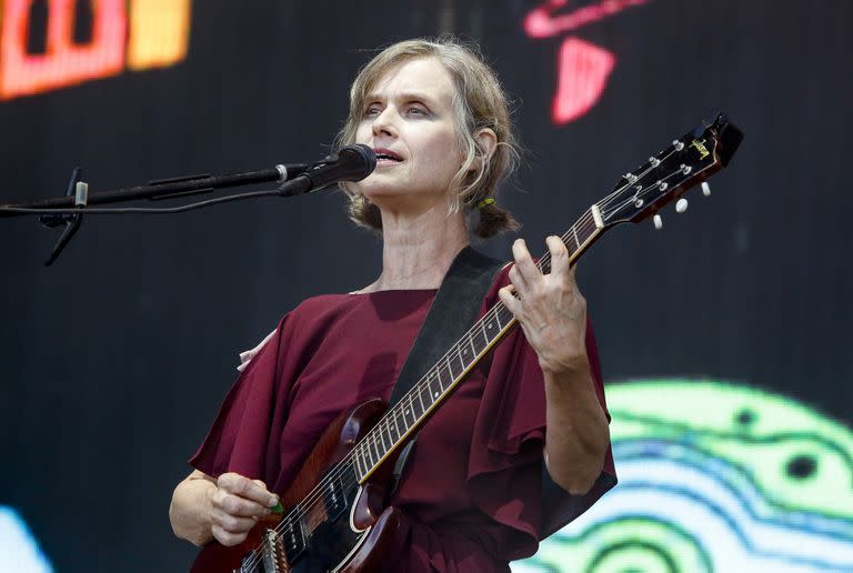 Juana Molina en el escenario de Lollapalooza Argentina, en la edición 2019