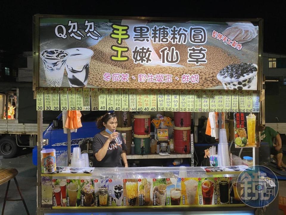 「Qㄉㄟˋㄉㄟˋ」的飲料品項很多元。