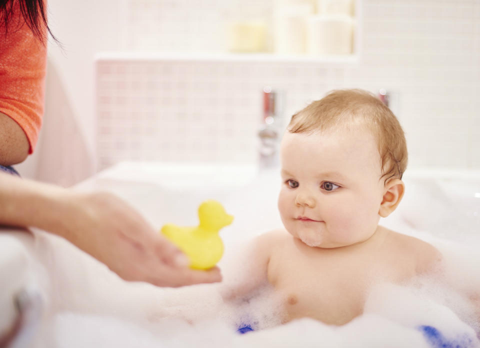 <body> <p>You don’t want mildew to build up inside your 2-year-old’s favorite squeaky water toy, but that doesn’t mean you have to rinse it out after every bath. Instead, squeeze out any liquid after a toy has been used, then once a month soak the toys in a bucket filled with a gallon of water and a half cup of <a rel="nofollow noopener" href=" http://www.bobvila.com/slideshow/10-handy-household-uses-for-vinegar-46029?bv=yahoo" target="_blank" data-ylk="slk:vinegar;elm:context_link;itc:0;sec:content-canvas" class="link ">vinegar</a>. That should do the trick.</p> <p><strong>Related: <a rel="nofollow noopener" href=" http://www.bobvila.com/slideshow/14-home-essentials-you-never-need-to-buy-again-49793?bv=yahoo" target="_blank" data-ylk="slk:14 Home Essentials You Never Need to Buy Again;elm:context_link;itc:0;sec:content-canvas" class="link ">14 Home Essentials You Never Need to Buy Again</a> </strong> </p> </body>