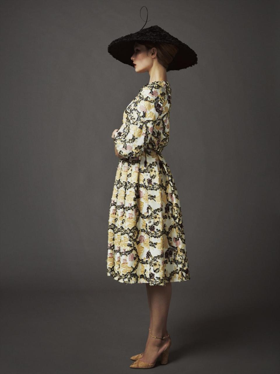 Jacket, £1835 and Dress, £2520, Jenny Packham. Jennypackham.com