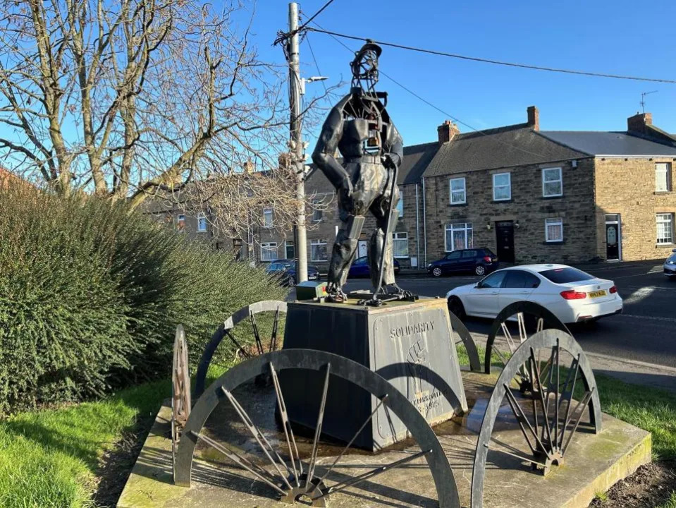 The Northern Echo: Miners Memorial in Langley Park