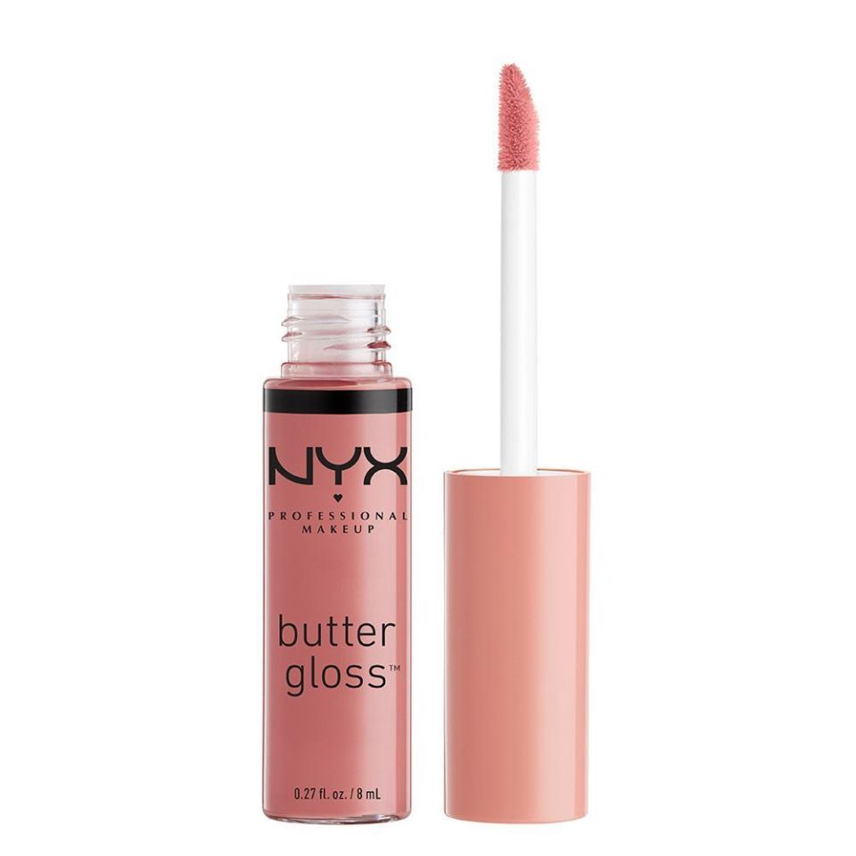 16) NYX Professional Makeup Butter Gloss in Crème Brulee