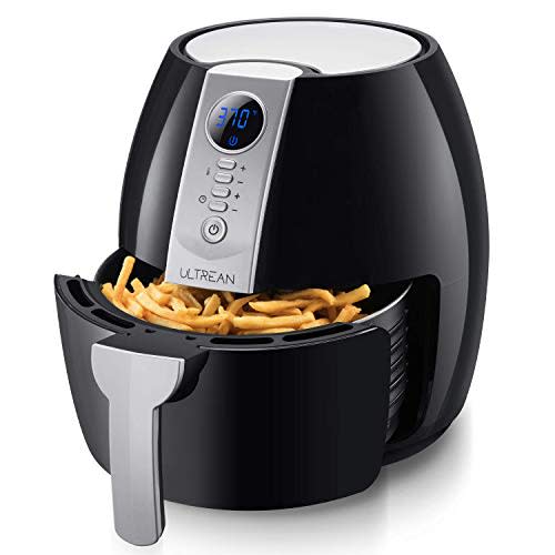 Ultrean Air Fryer, 4.2 Quart (4 Liter) Electric Hot Air Fryers Oven Oilless Cooker with LCD Dig…