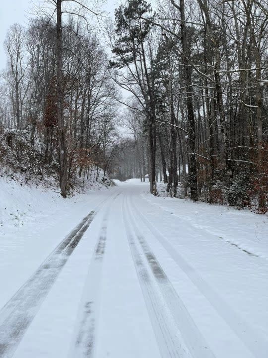 Snow in Wayne County (Courtesy: Wayne County Sheriff’s Office)