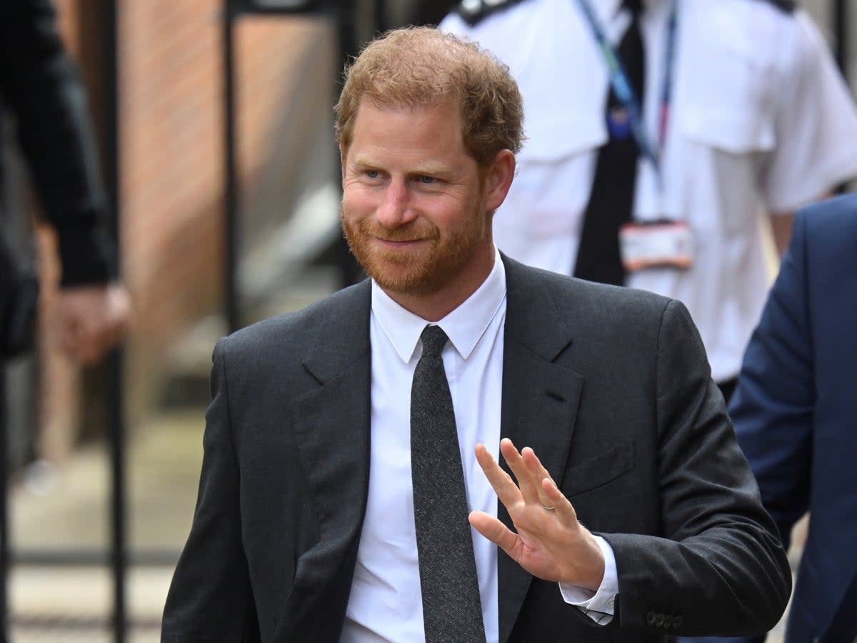 Lawyers for the Duke of Sussex say he has been following the case online despite the time difference (Reuters)