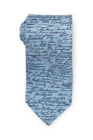 Declaration of Independence Tie