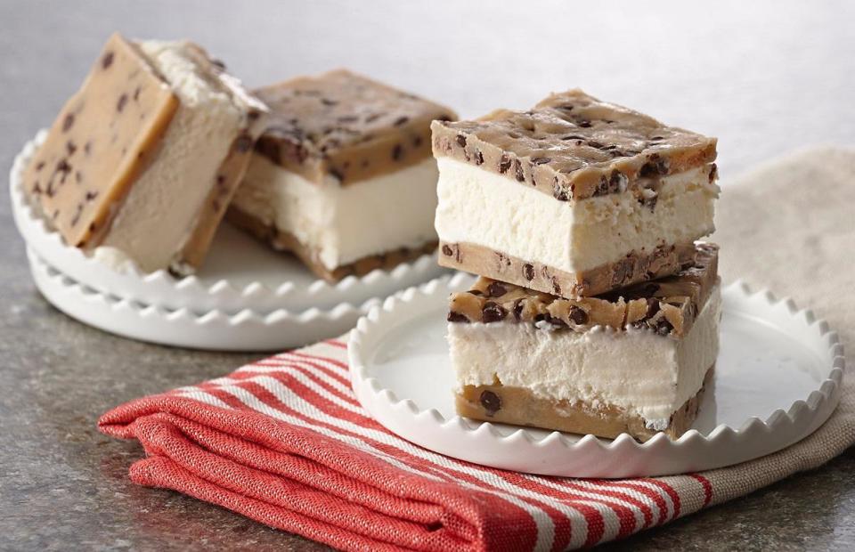 No-Bake Cookie Dough Ice Cream Sandwich