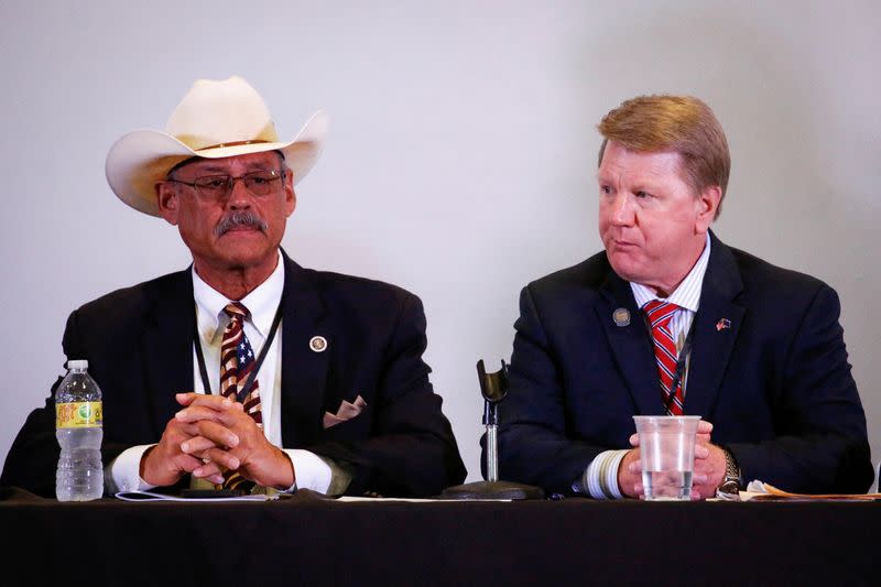 FILE PHOTO: Florida Election Integrity Public Hearing event, in West Palm Beach, Florida