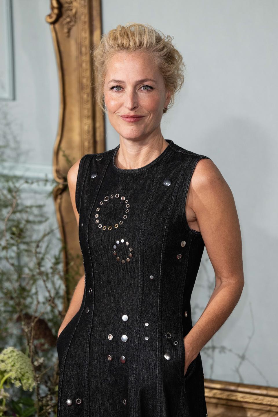 Gillian Anderson attends "The Crown" Season 5 premiere.