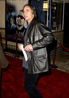 Jackson Browne , who does that one song about roadies that suddenly becomes "Stay" by Maurice Williams and The Zodiacs , at the Westwood premiere of K-Pax