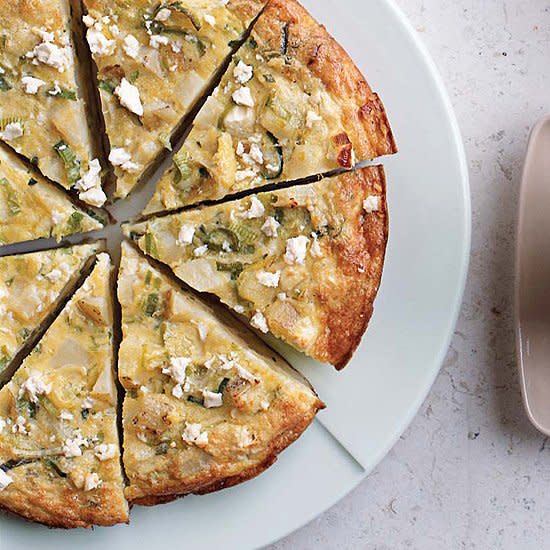 Yukon Gold Potato, Leek and Fromage Blanc Frittata