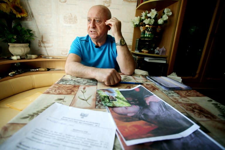 In June 2014, Valeriy Kraynikov's son Oleksandr returned to his native city of Horlivka to visit his 67-year-old father but has not been seen alive since