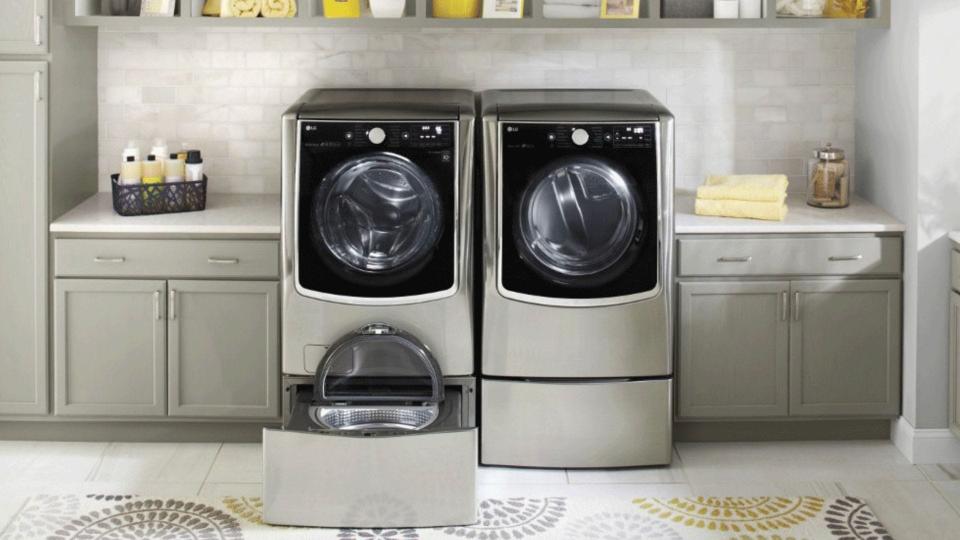 The best washer and dryer sets of 2020: LG WM9000HVA washer & DLEX9000V dryer.