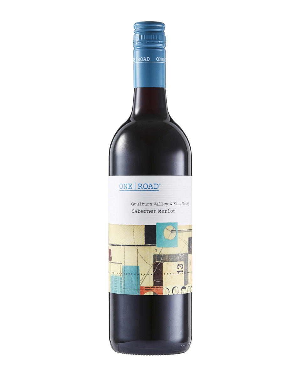 The One Road Cabernet Merlot 2019 won bronze. Photo: Aldi (supplied).