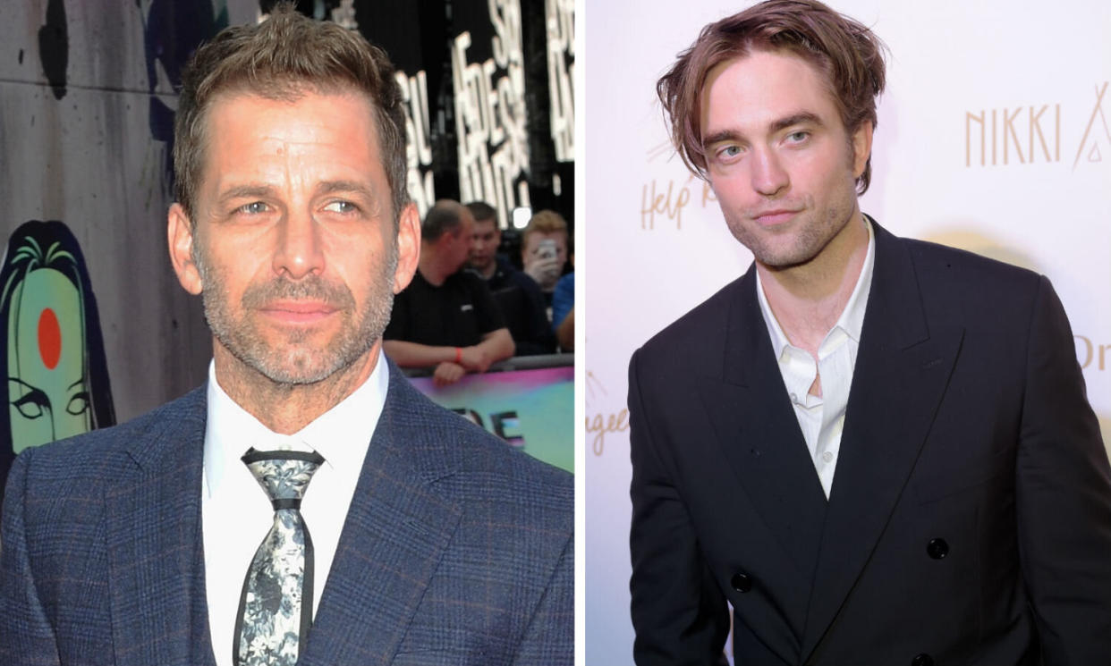 Zack Snyder 'likes' Robert Pattinson's Batman casting (Credit: Getty)