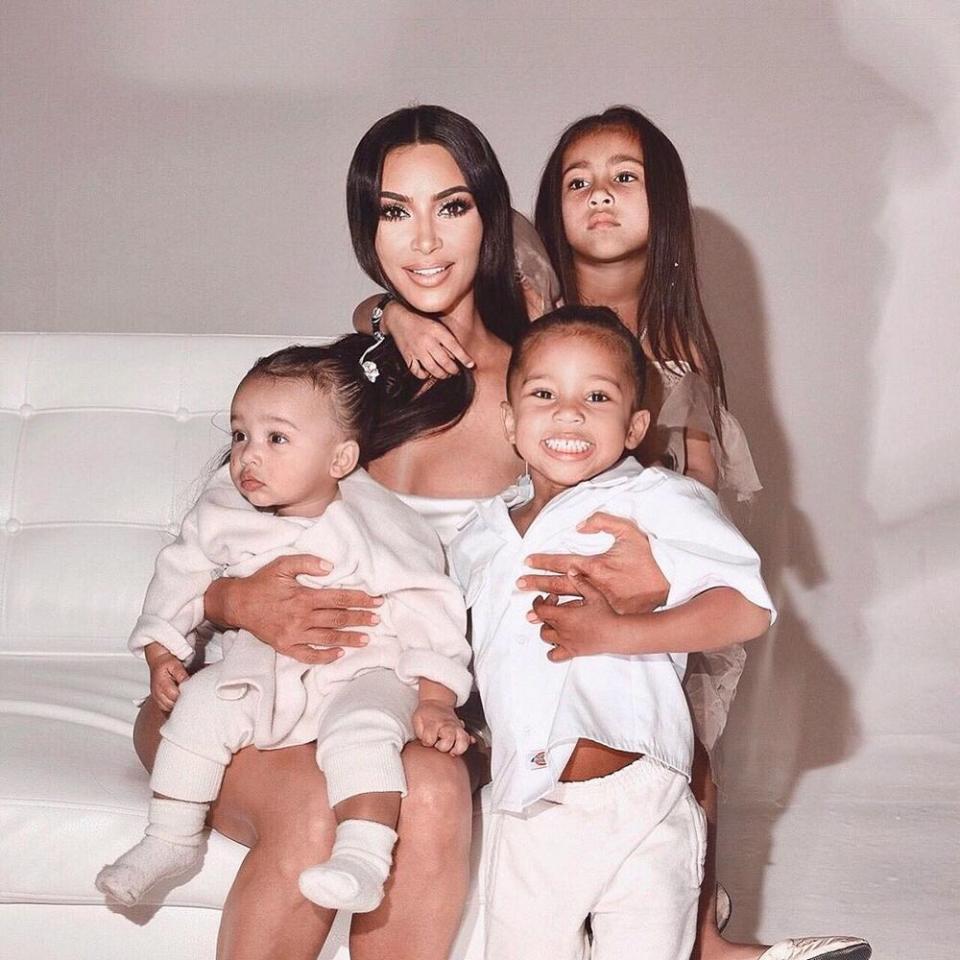 Kim Kardashian West and children North, Saint and Chicago | Kim Kardashian West/Instagram