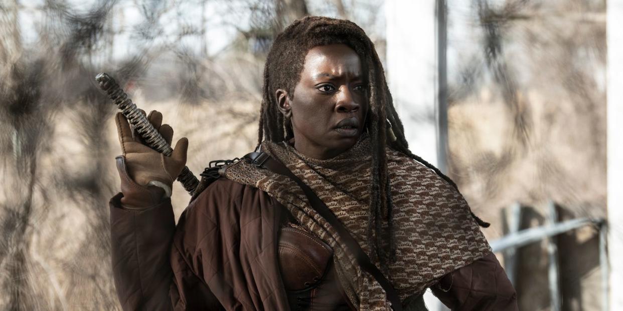 danai gurira as michonne, the walking dead the ones who live