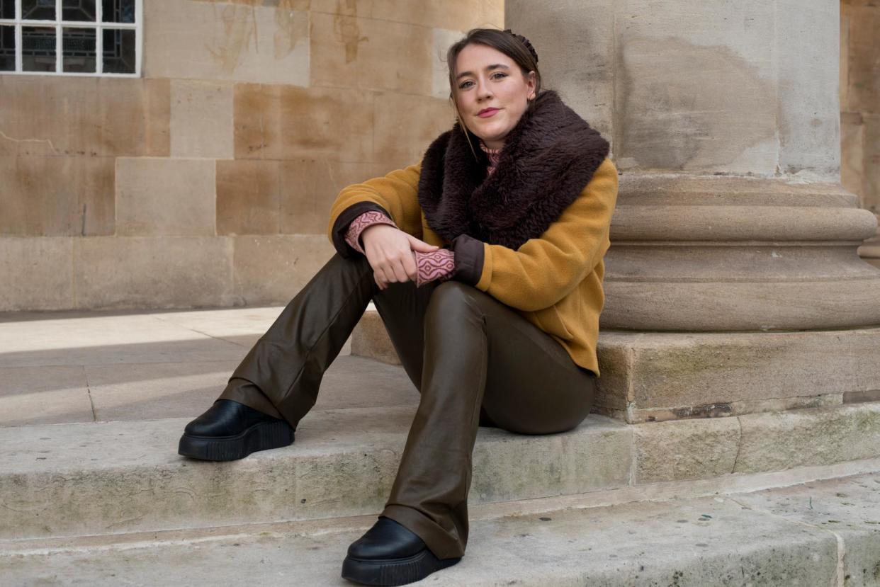 <span>‘I do work sociopathically hard!’ Marianna Spring photographed by Sophia Evans for the Observer New Review.</span><span>Photograph: Sophia Evans/The Observer</span>