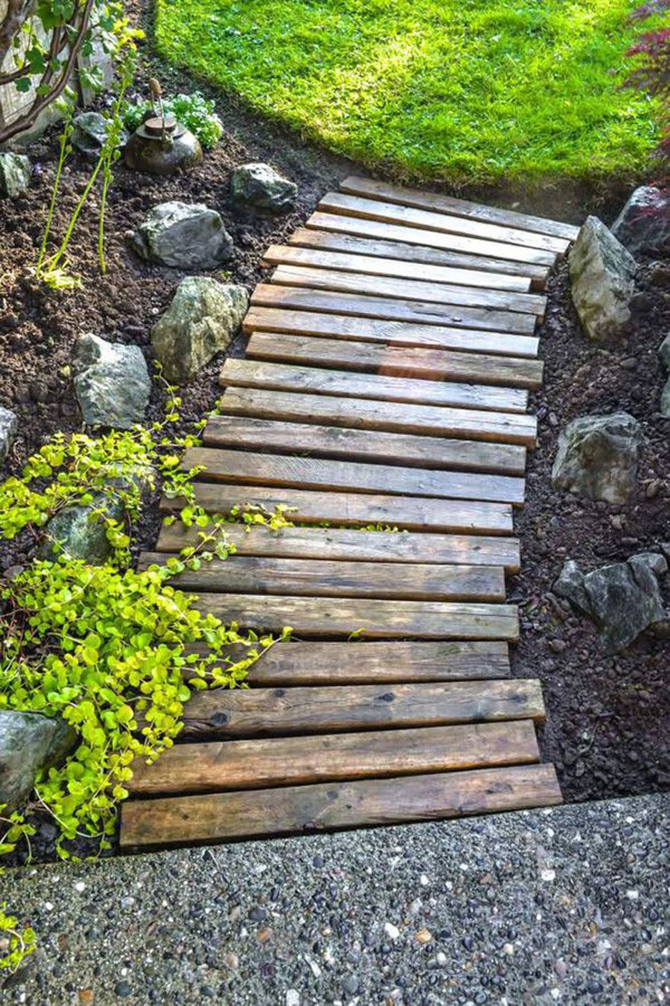 Build a Wooden Walkway