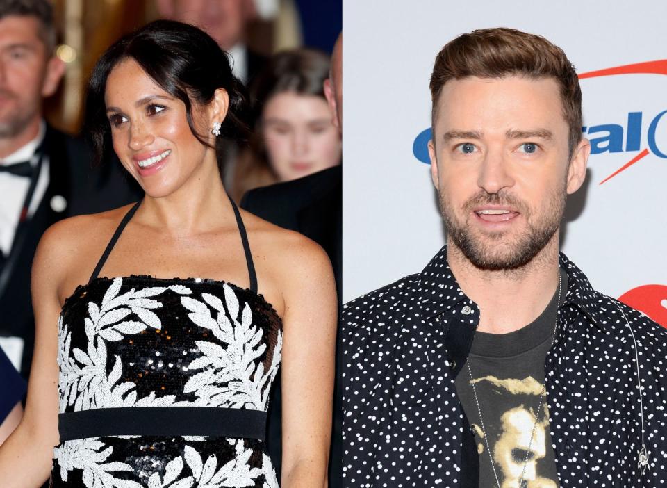 Meghan Markle and Justin Timberlake