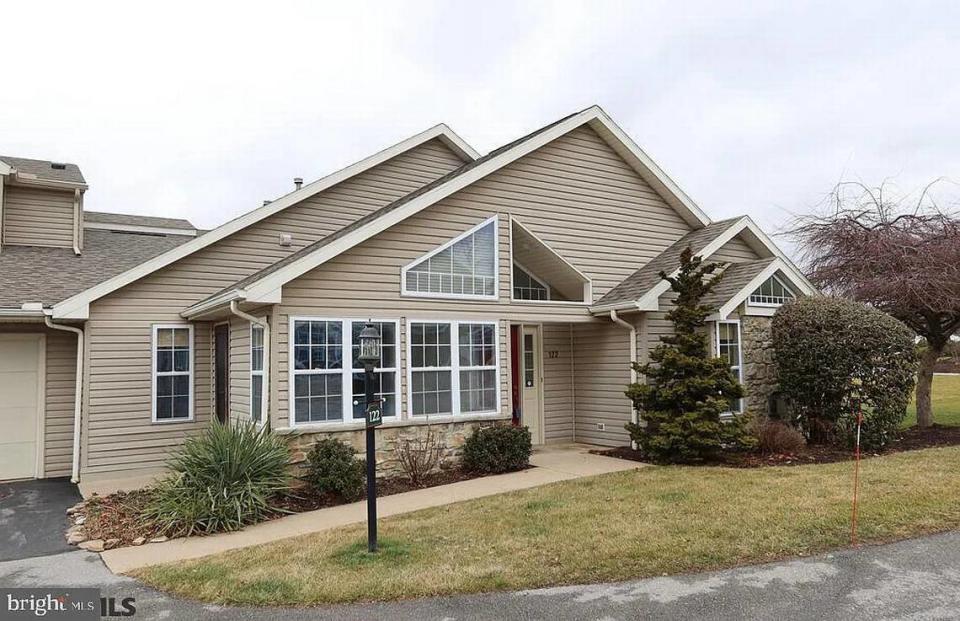 A front-facing view of a recently sold home at 122 Wellington Drive in State College. Photo shared with permission from home’s listing agent, Beth Richards of Beth Richards | Sandy Stover Group.