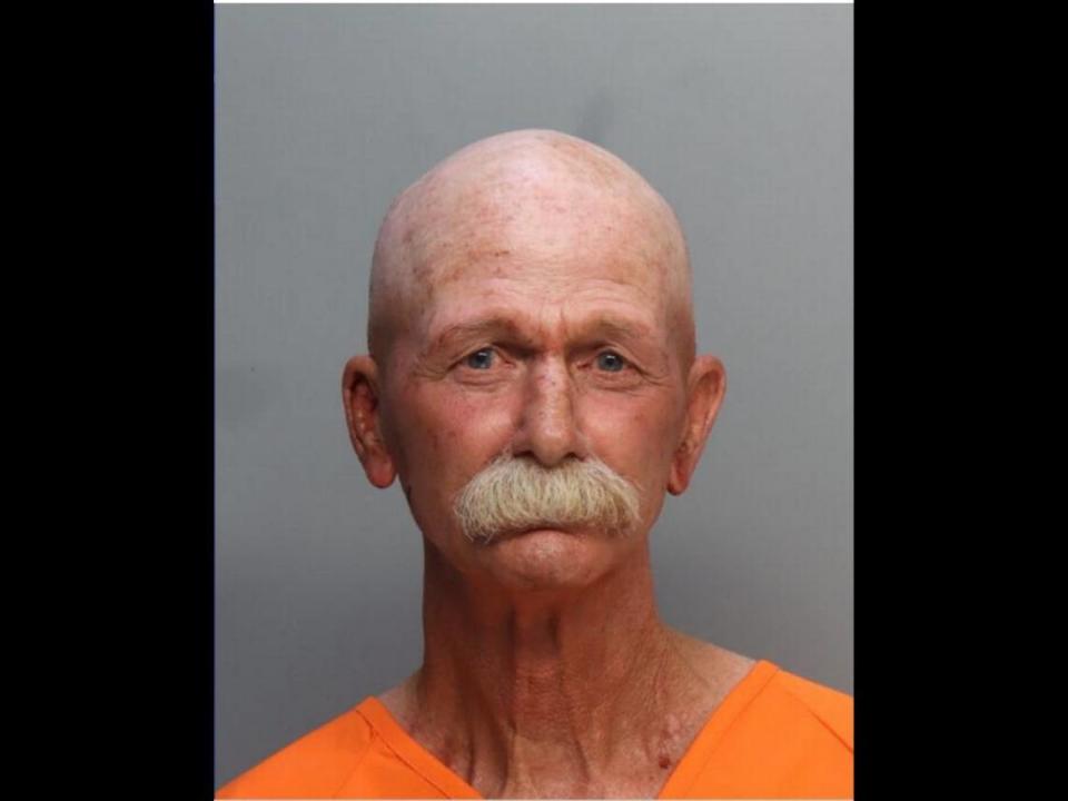 Stephen Bussert, 72, was arrested by Miami-Dade Police Thursday, June 20, 2024, in a stabbing incident at an LA Fitness in Southwest Miami-Dade.