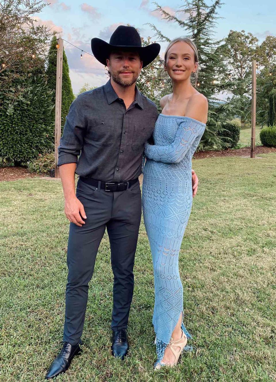 Chris Lane and Lauren Bushnell