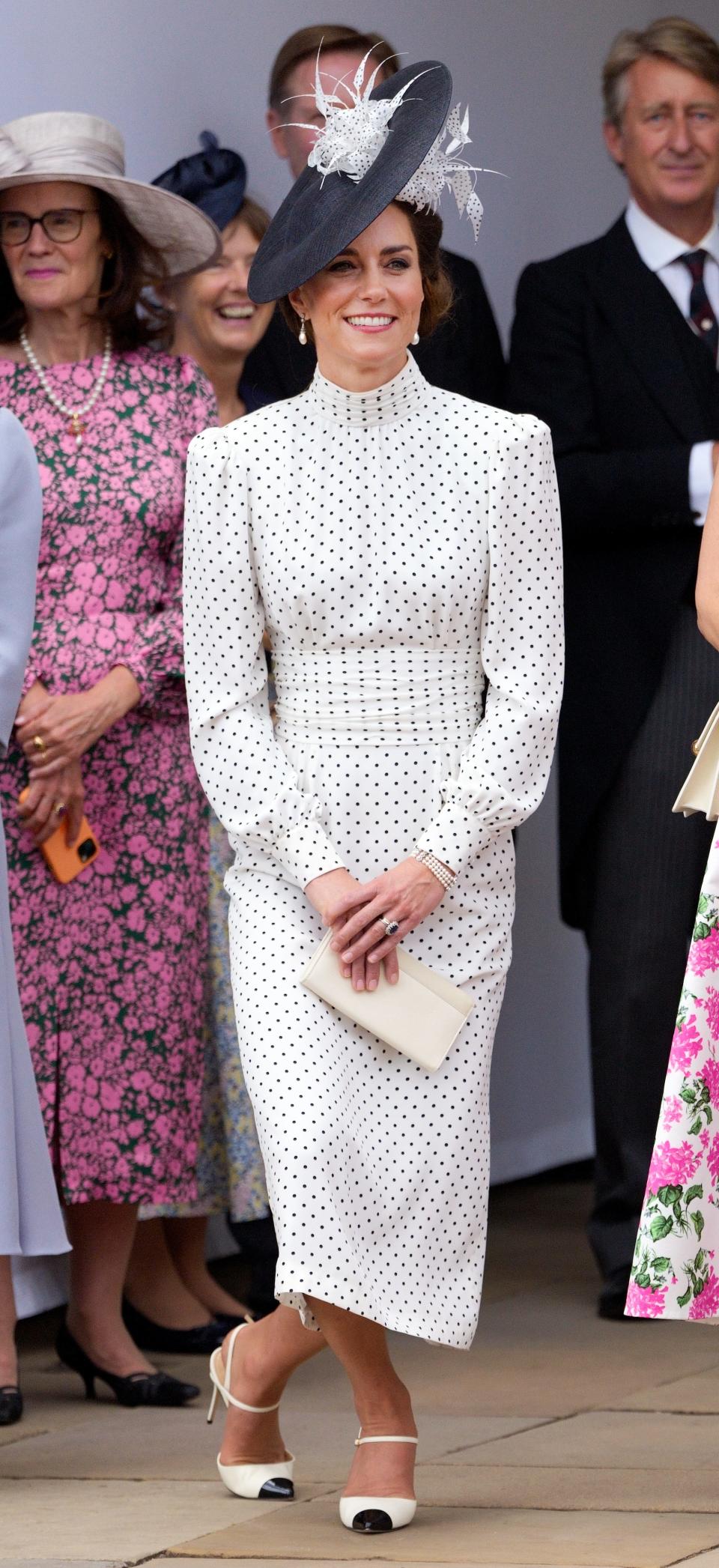 Kate Middleton attends The Order of The Garter service at St George's Chapel in June 2023.