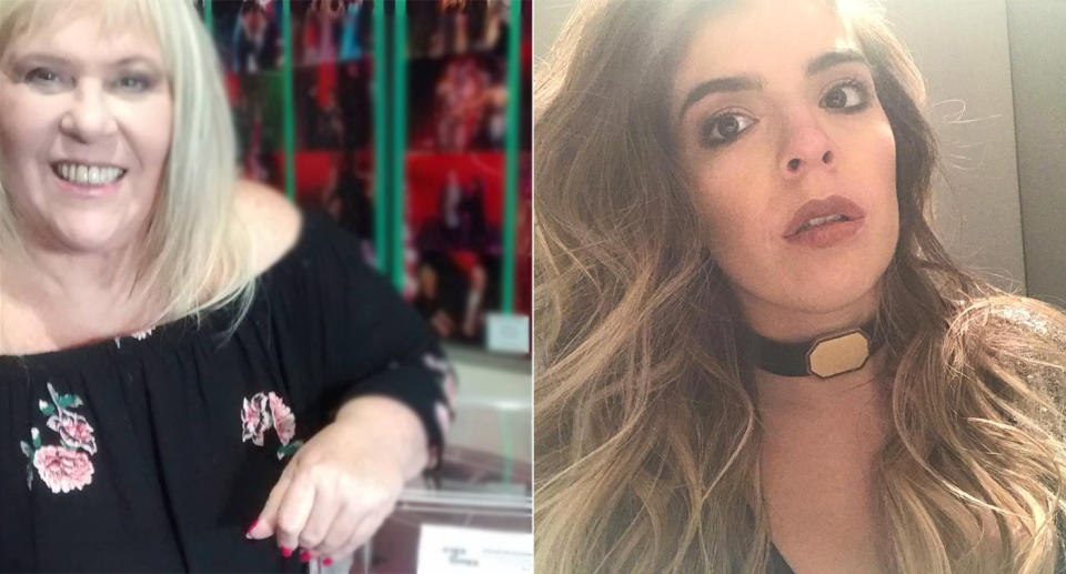 Dalma Maradona enfureció contra Laura Ubfal por un rumor de embarazo. Foto: Instagram/lauraubfal + Instagram/Dalmaradona