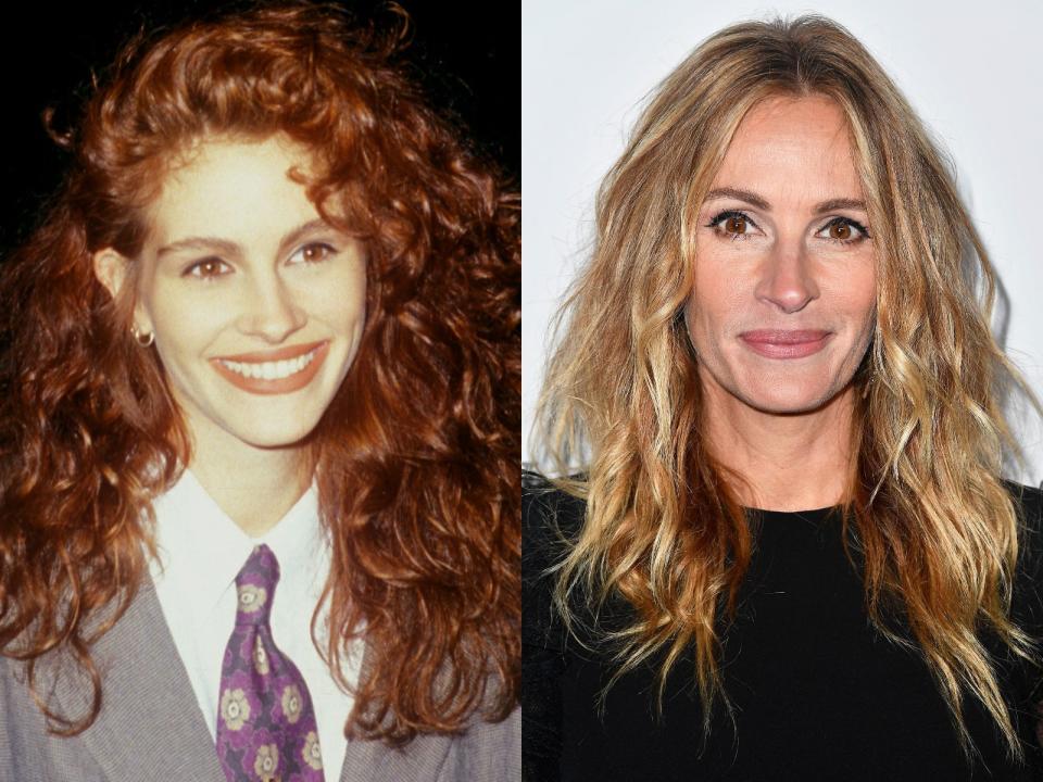 julia roberts redhead blonde