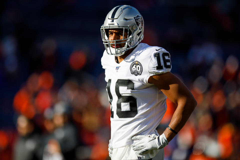 Tyrell Williams will miss the 2020 season due to a torn labrum in his shoulder. (Justin Edmonds/Getty Images)