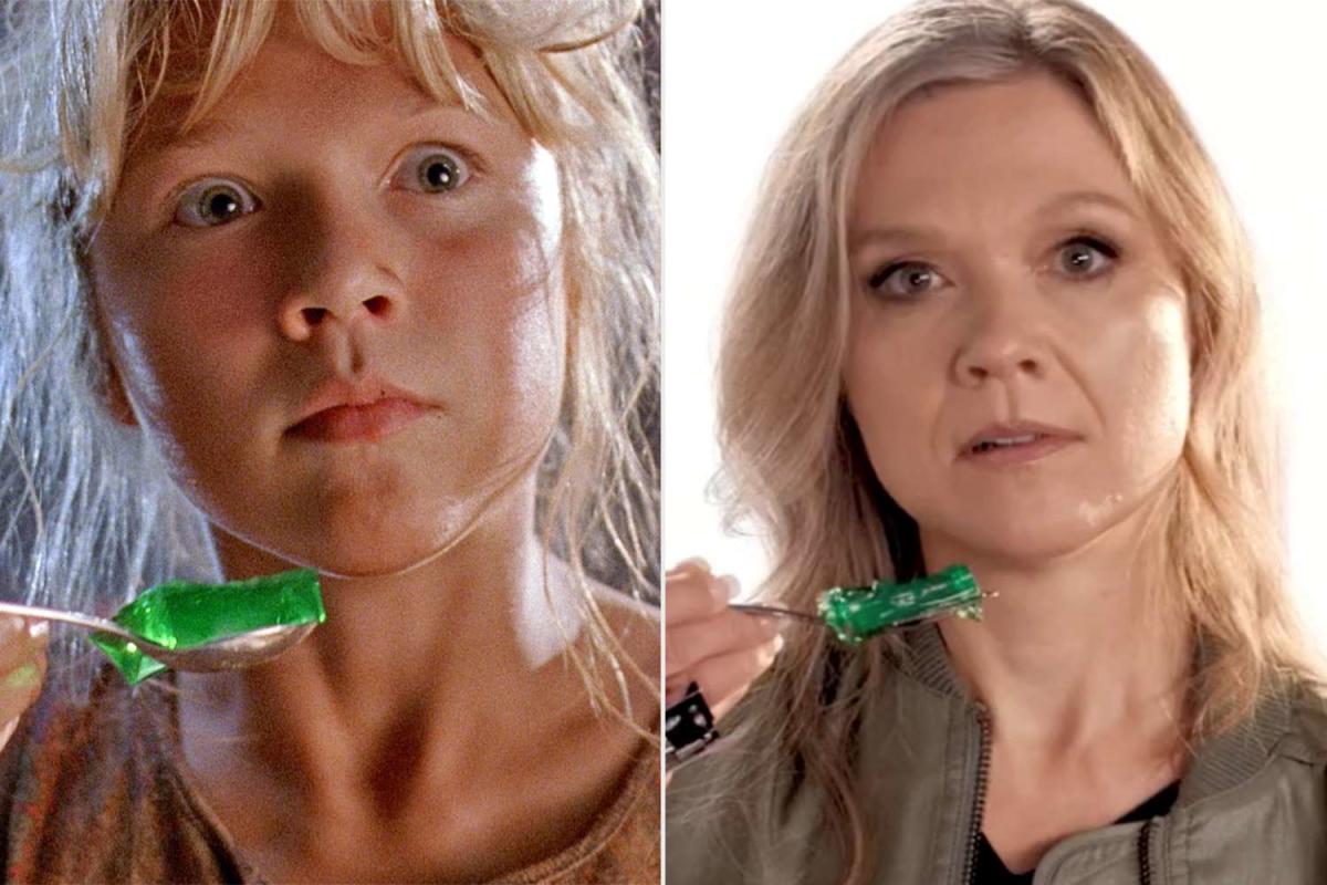 “Jurassic Park” actress Ariana Richards recreates her famous jelly scene 30 years later