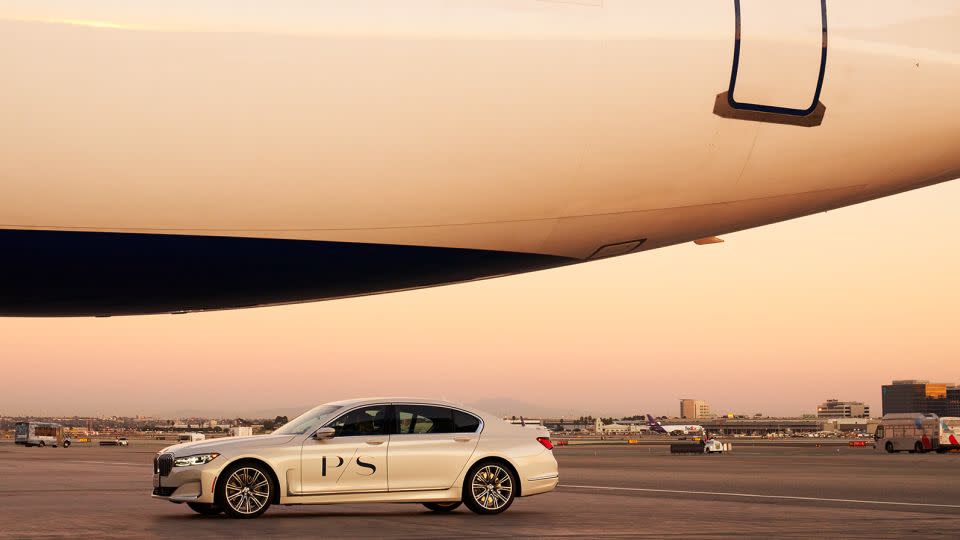A big perk of the PS experience is direct-to-plane boarding via a BMW. - PS LAX