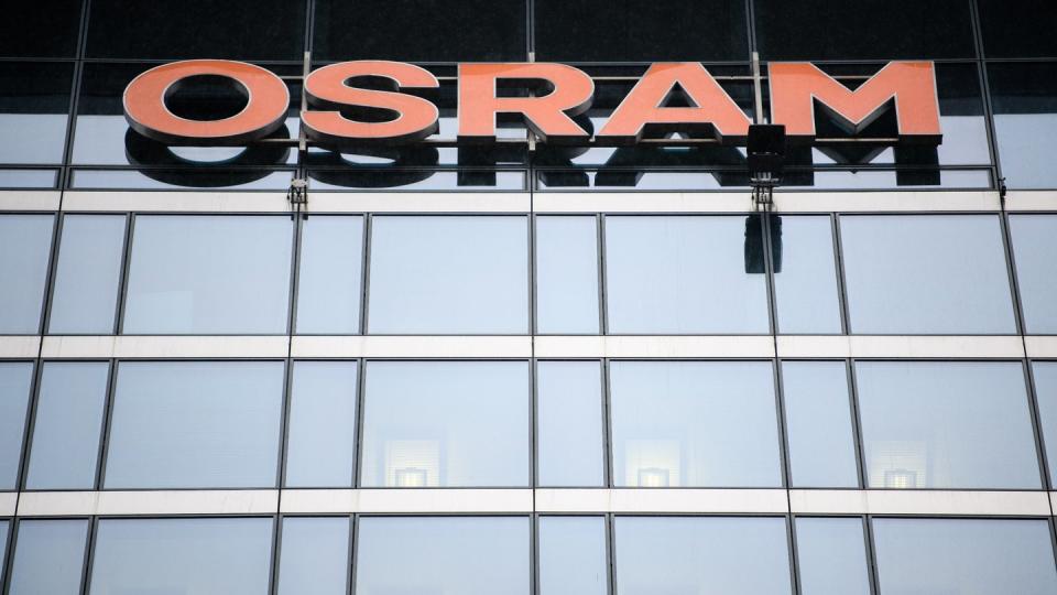 Osram gibt Zahlen zum ersten Quartal bekannt.