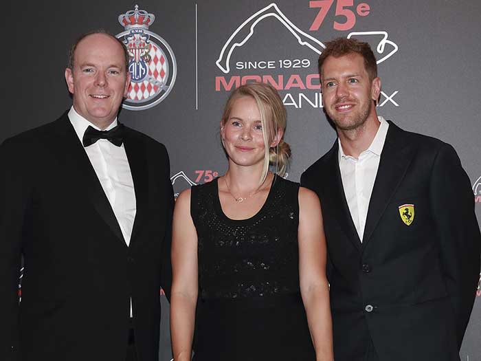 Sebastian Vettel y su mujer Hannah Prater