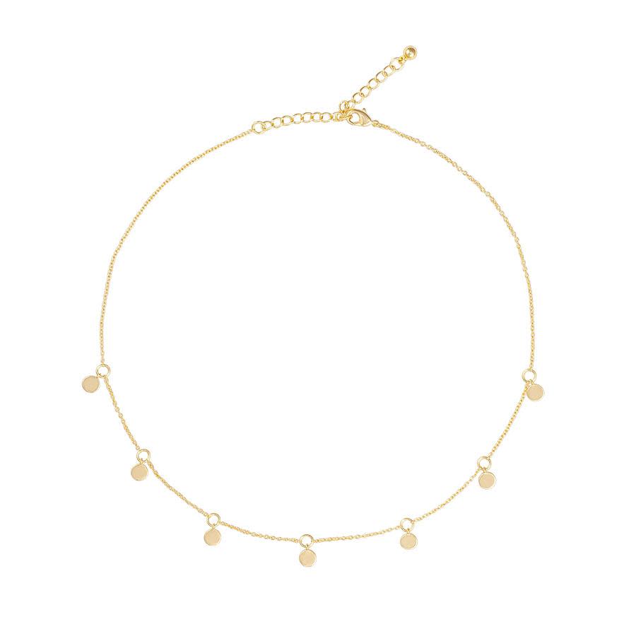 <p>"If she gravitates towards dainty jewelry, add this minimalist necklace from Uncommon James to her collection. The Poppy Necklace comes in gold or silver and adds a subtle, statement-making shine to any outfit." — <em>Julia Guerra, Freelance Fashion Writer</em></p>