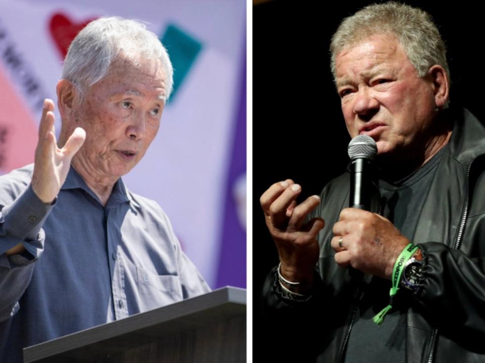George Takei and William Shatner have a long-running feud (Getty Images)