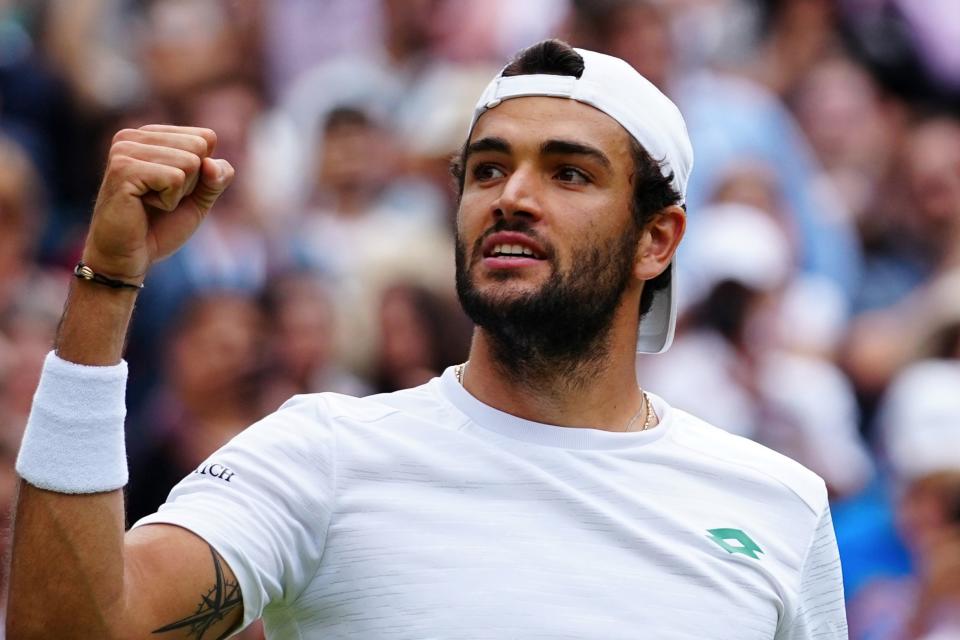 Matteo Berrettini is the first Italian man to reach a Grand Slam singles final since 1976 (Getty Images)