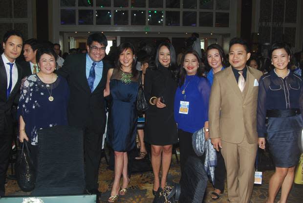 Rafael Rossel, GMA Entertainment TV's Officer-in-Charge Lilybeth G. Rasonable, GMA VP for Program Management Joey Abacan, GMA Films President Atty. Annette Gozon-Abrogar, GMA VP for Program Support Regie C. Bautista, GMA Vice President for Entertainment TV Marivin T. Arayata, GMA Senior Program Manager Bang Arespacochaga, Michael V. and wife Carol Bunagan