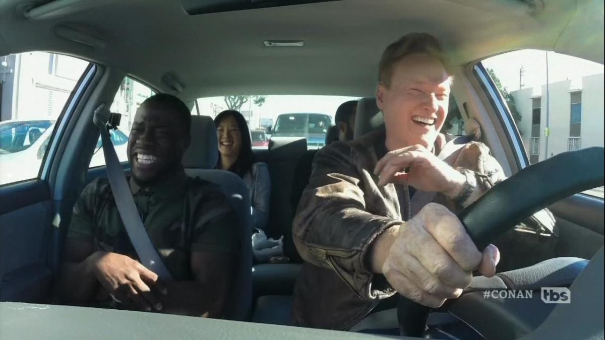 kevin hart conan student driver