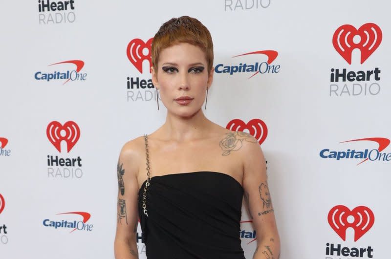 Halsey will perform in a production of "The Nightmare Before Christmas" at the Hollywood Bowl. File Photo by James Atoa/UPI