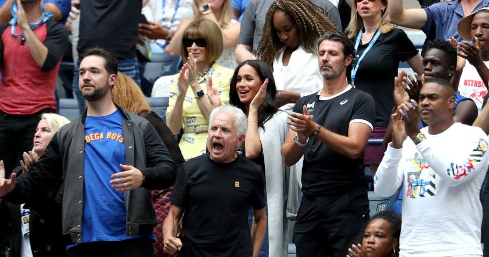 Every Photo You Need to See of Meghan Markle Cheering on Serena Williams During U.S. Open Women's Finals Match