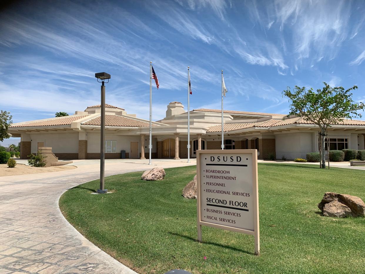 The Desert Sands Unified School District building.