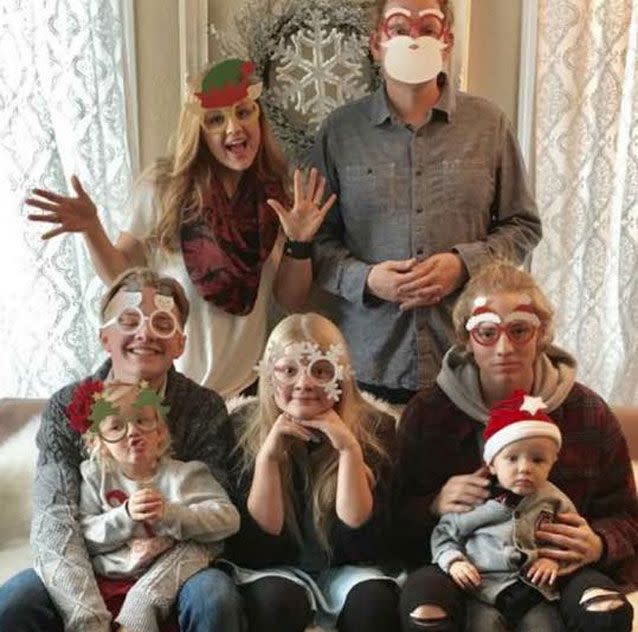 The DeKleyn family celebrating Christmas. Source: Facebook