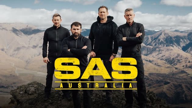 SAS Australia's ex-Special Forces soldiers  Ollie Ollerton, Ant Middleton, Jason ‘Foxy’ Fox and Mark ‘Billy’ Billingham